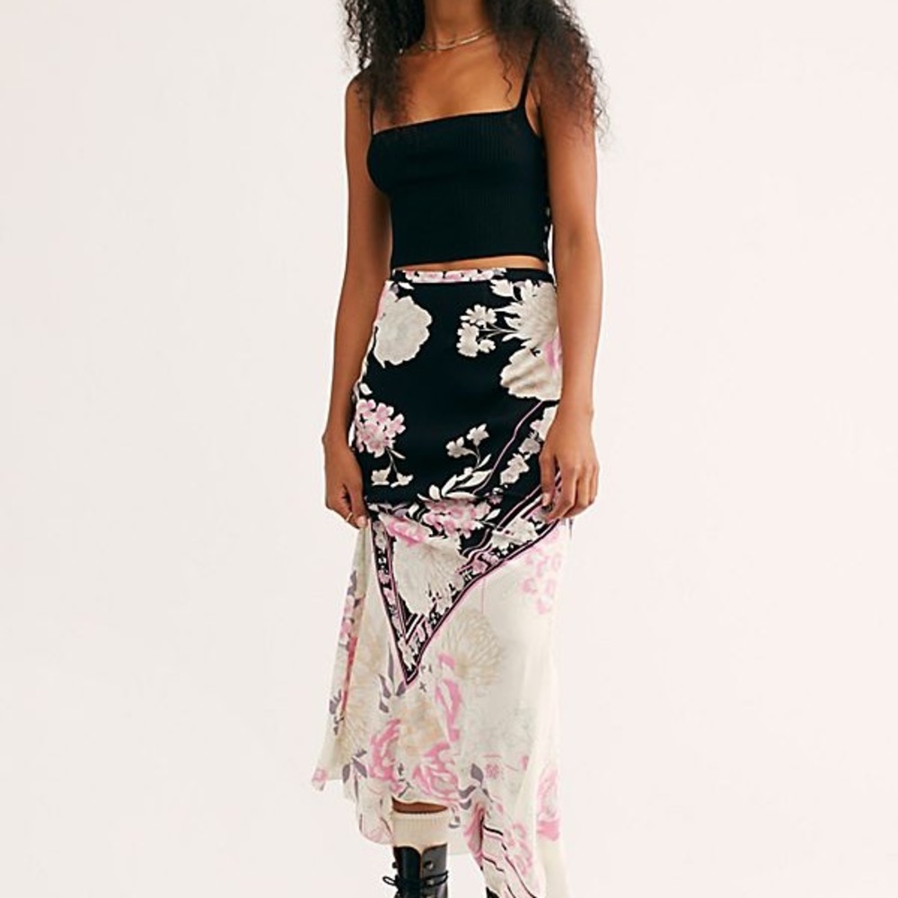 Free People, size xs, Gorgeous Floral Maxi Skirt